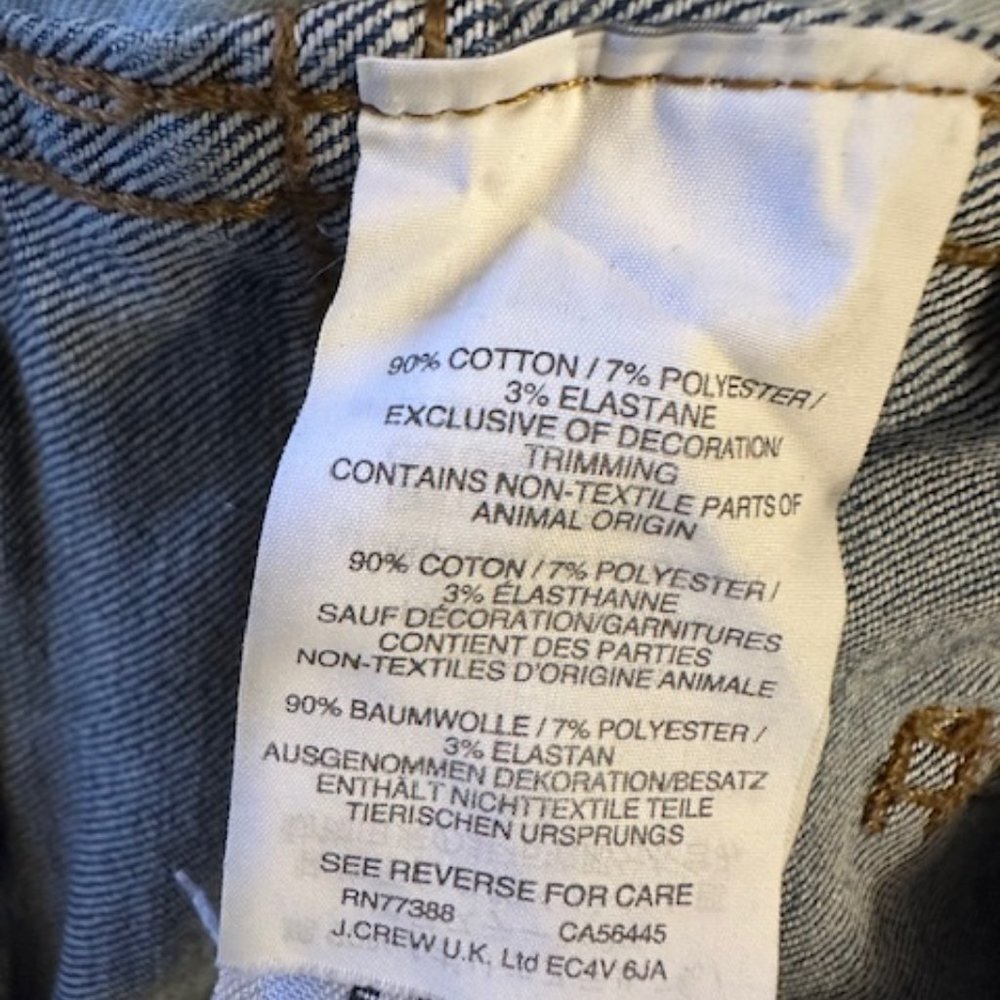 Madewell 10" Skinny High-rise jeans 29 - Picture 4 of 4